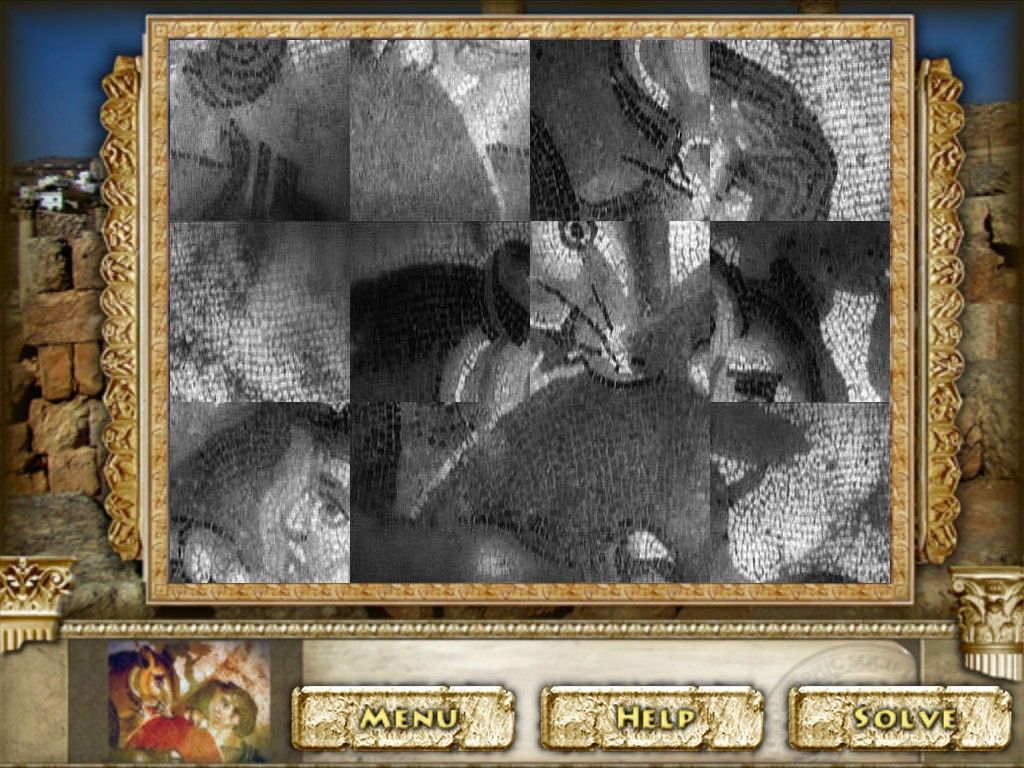 Herod's Lost Tomb (iPad) screenshot: Mosaics puzzle