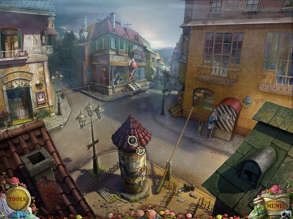 PuppetShow: Souls of the Innocent (Windows) screenshot: The whole town seems deserted.