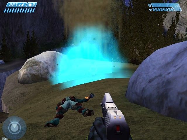 Halo: Combat Evolved (Macintosh) screenshot: Plasma grenade