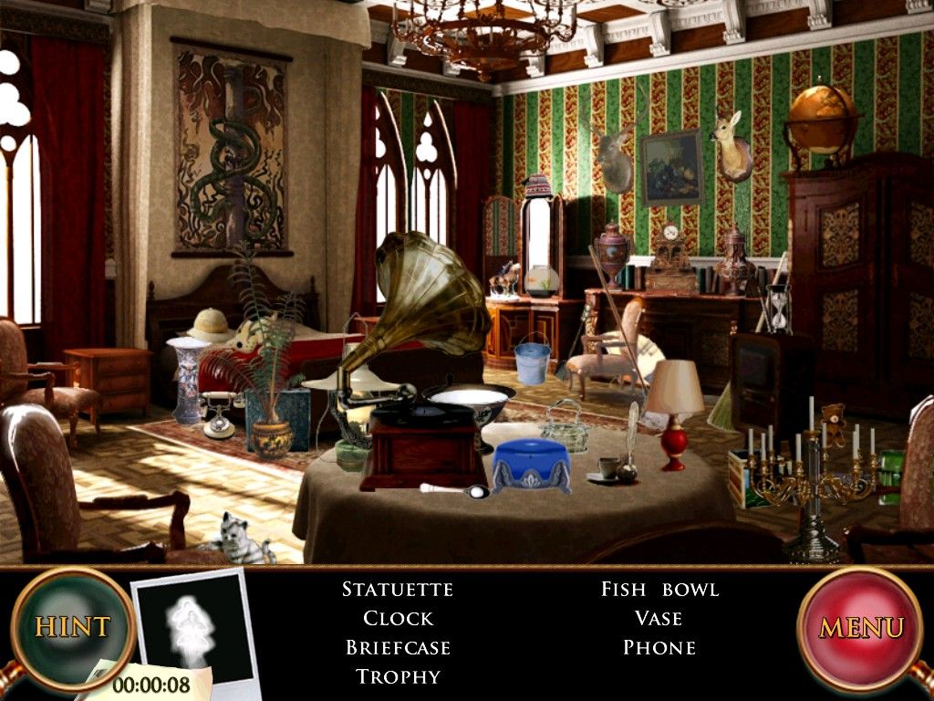 The Unicorn Castle (iPad) screenshot: Bedroom - objects