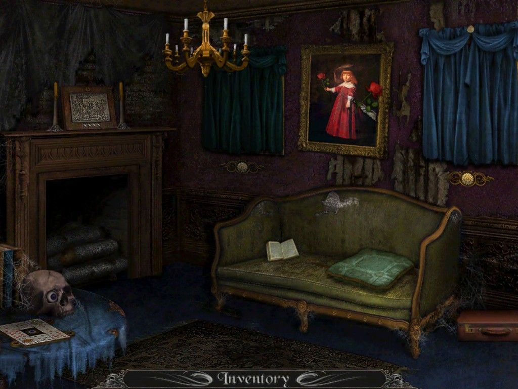 Nightmare Adventures: The Witch's Prison (iPad) screenshot: Asylum parlor room