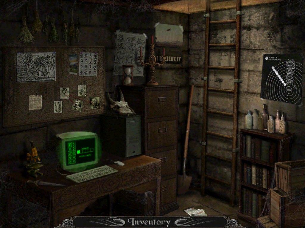 Nightmare Adventures: The Witch's Prison (iPad) screenshot: Cabin hidden room