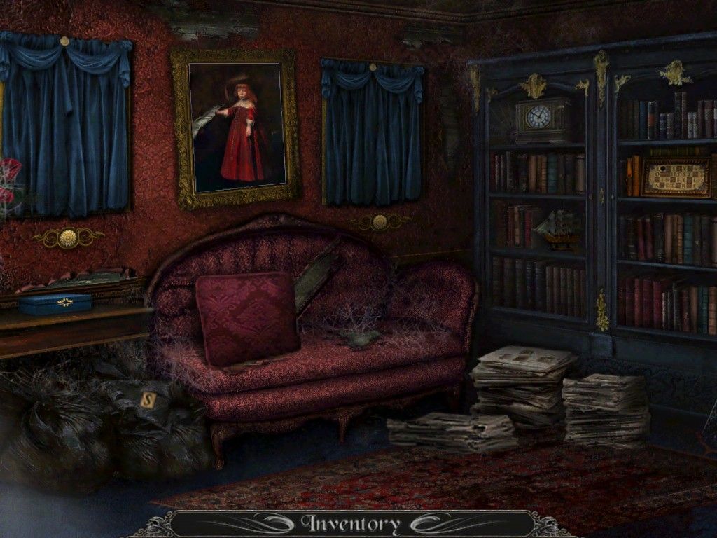 Nightmare Adventures: The Witch's Prison (iPad) screenshot: Asylum library