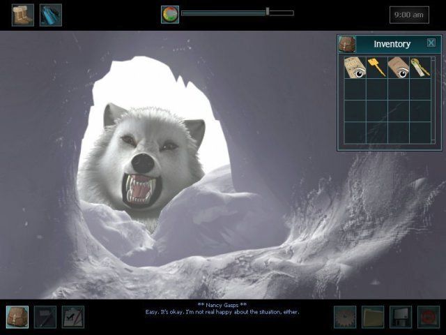 Nancy Drew: The White Wolf of Icicle Creek (Windows) screenshot: The White Wolf.