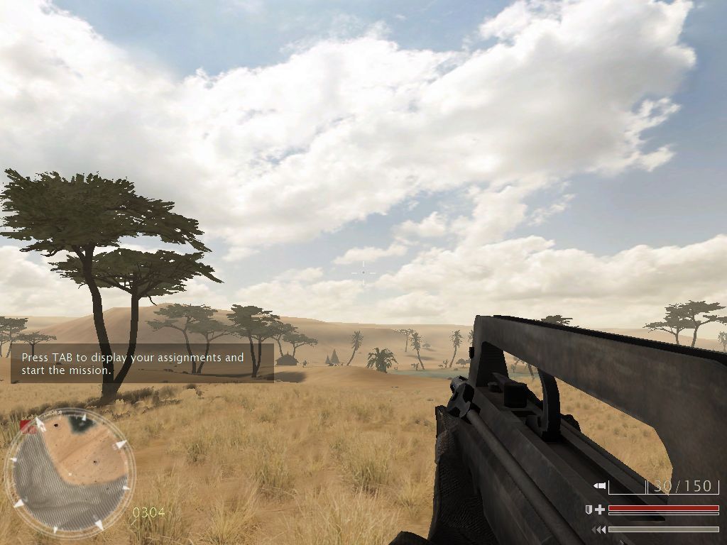 Code of Honor: The French Foreign Legion (Windows) screenshot: OK, let´s go!