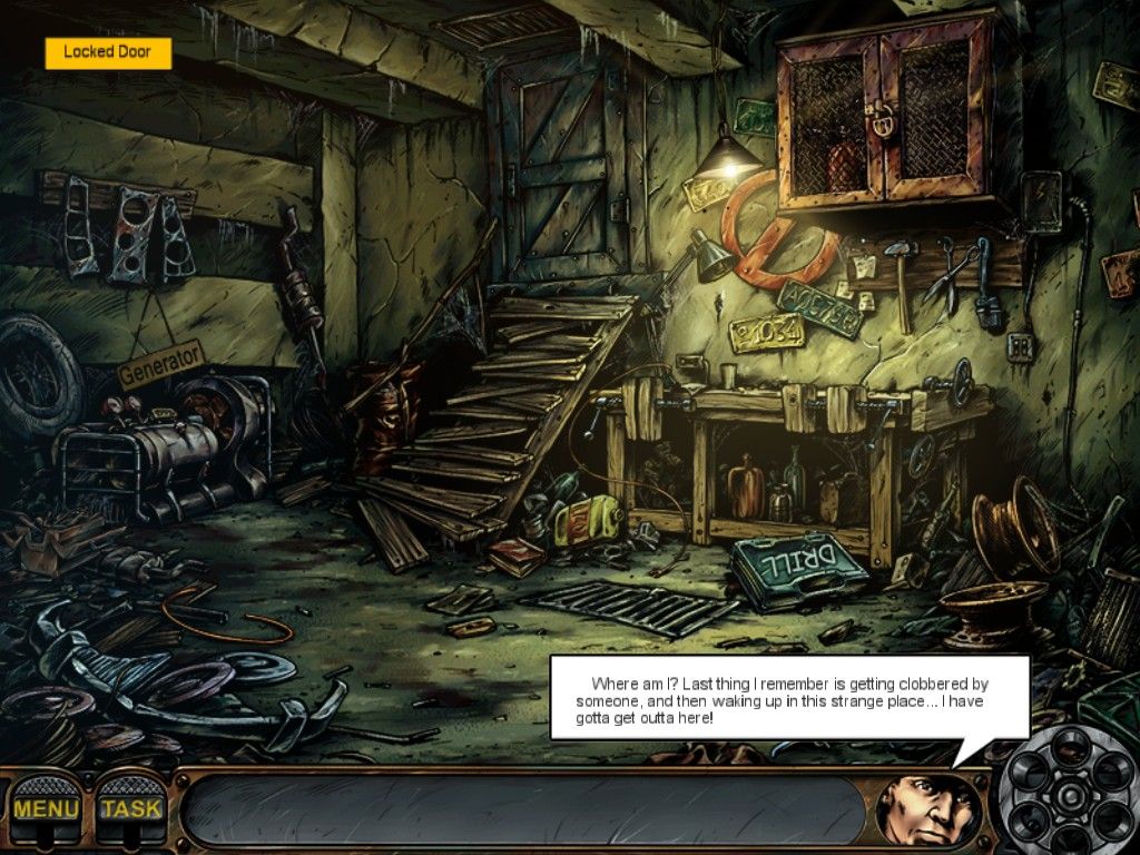 Nick Chase and the Deadly Diamond (iPad) screenshot: Locked Door