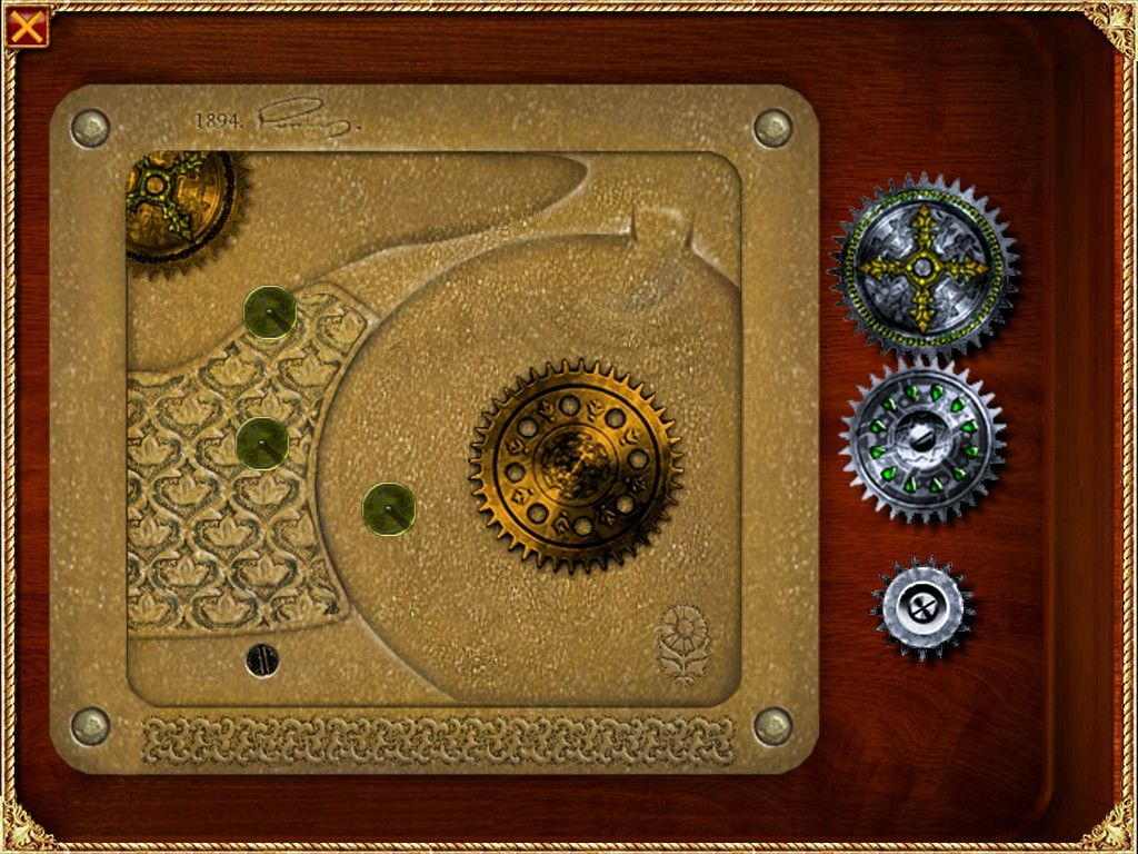 The Unicorn Castle (iPad) screenshot: Gear puzzle