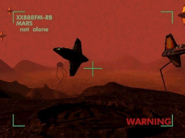 Shockwave Assault (Windows) screenshot: A drone has found an enemy base on Mars so we're launching an attack