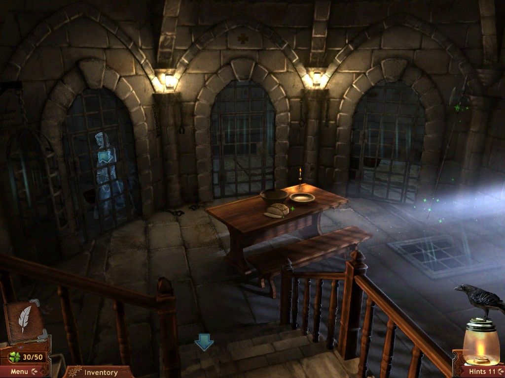 Midnight Mysteries: Salem Witch Trials (iPad) screenshot: Dungeon cells