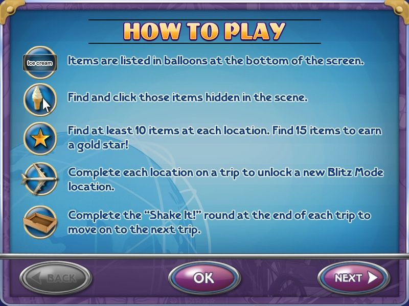 Little Shop: World Traveler (Macintosh) screenshot: How to Play