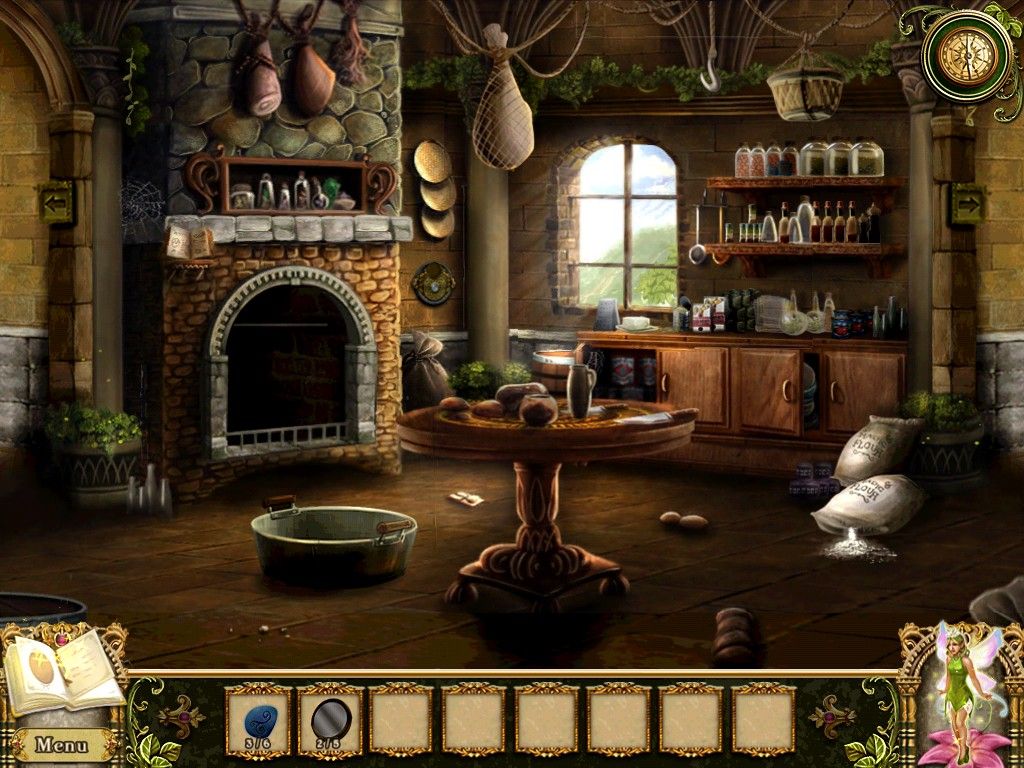 Awakening: The Dreamless Castle (iPad) screenshot: Kitchen