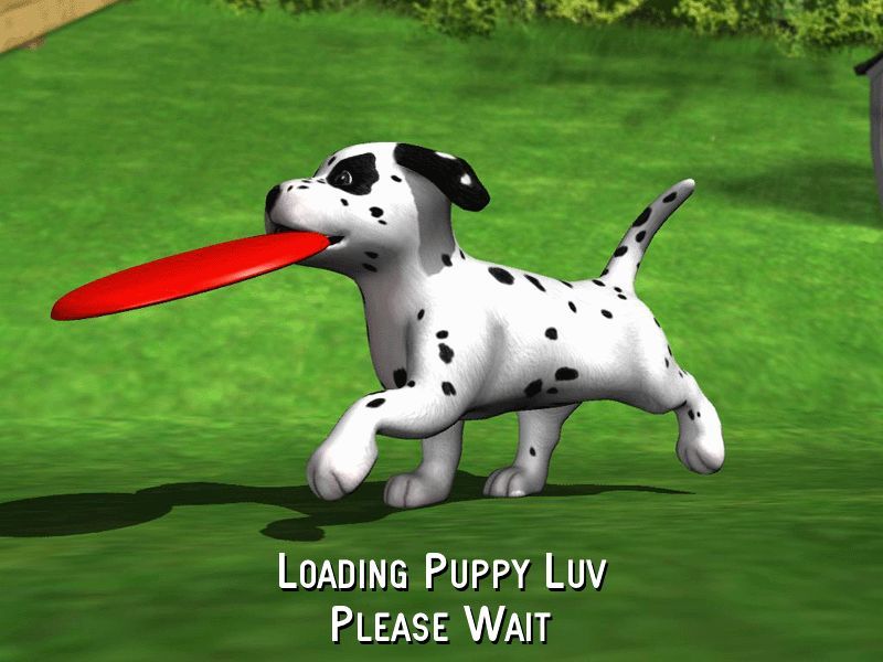 Puppy Luv: A New Breed (Windows) screenshot: The game does take a while to load