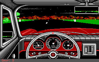 Street Rod 2: The Next Generation (DOS) screenshot: Drag racing