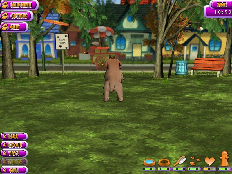 Puppy Luv: A New Breed (Windows) screenshot: Here we are at East Bay Park