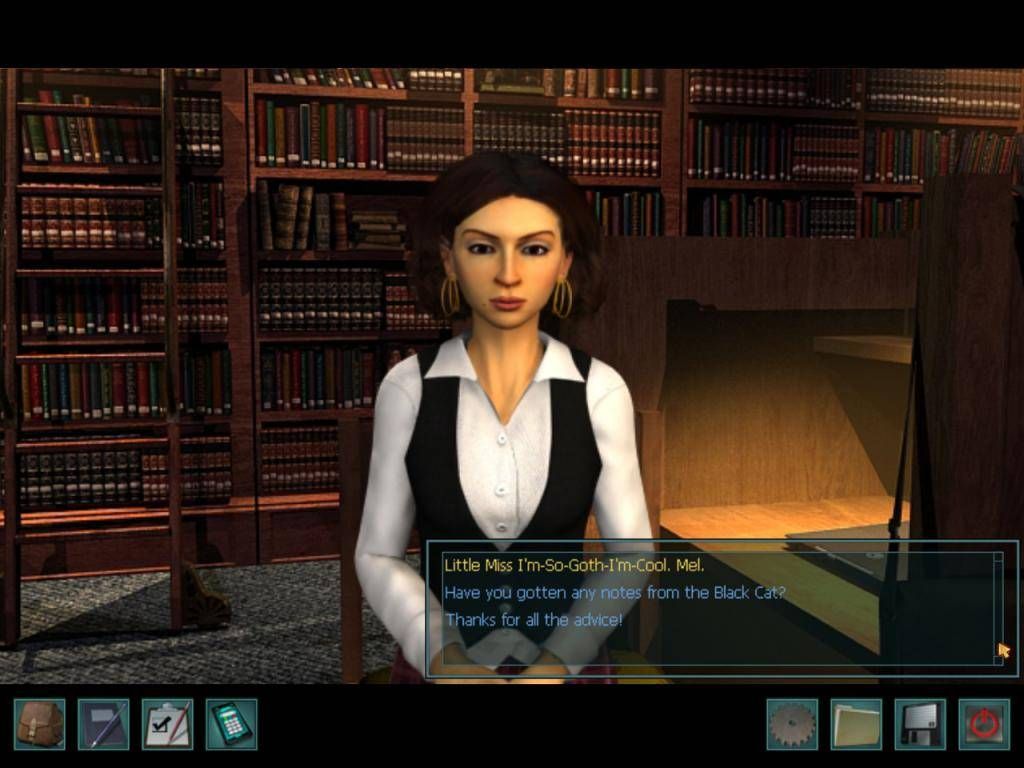 Nancy Drew: Warnings at Waverly Academy (Windows) screenshot: Izzy the Rich girl.