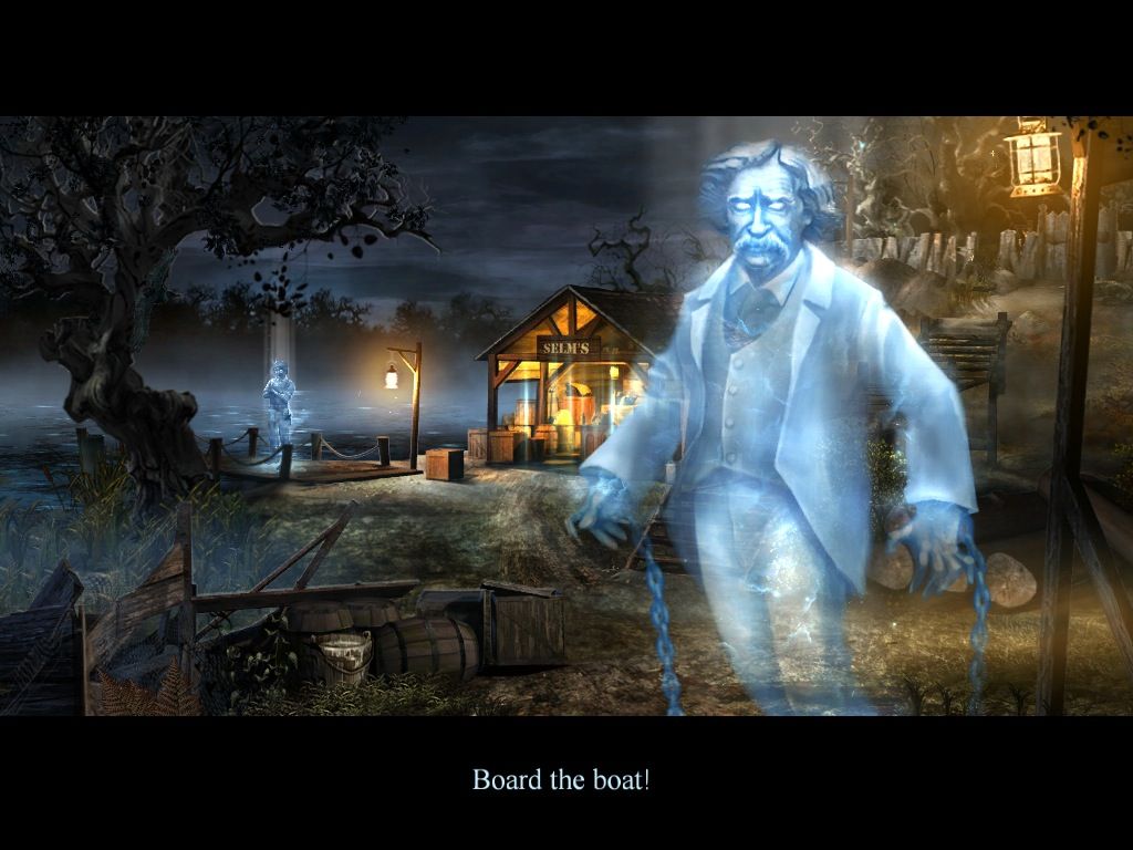 Midnight Mysteries: Devil on the Mississippi (Macintosh) screenshot: Game start - simple request