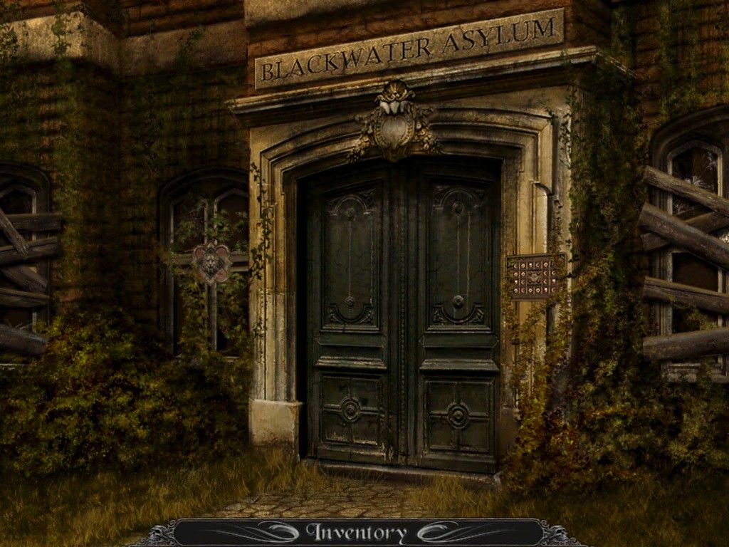 Nightmare Adventures: The Witch's Prison (iPad) screenshot: Front of the asylum