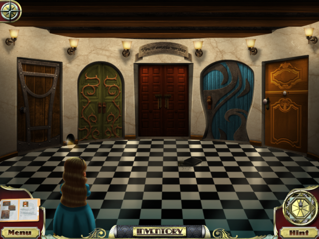 Fiction Fixers: Adventures in Wonderland (Windows) screenshot: Oh, dear! Now, which door do I pick?