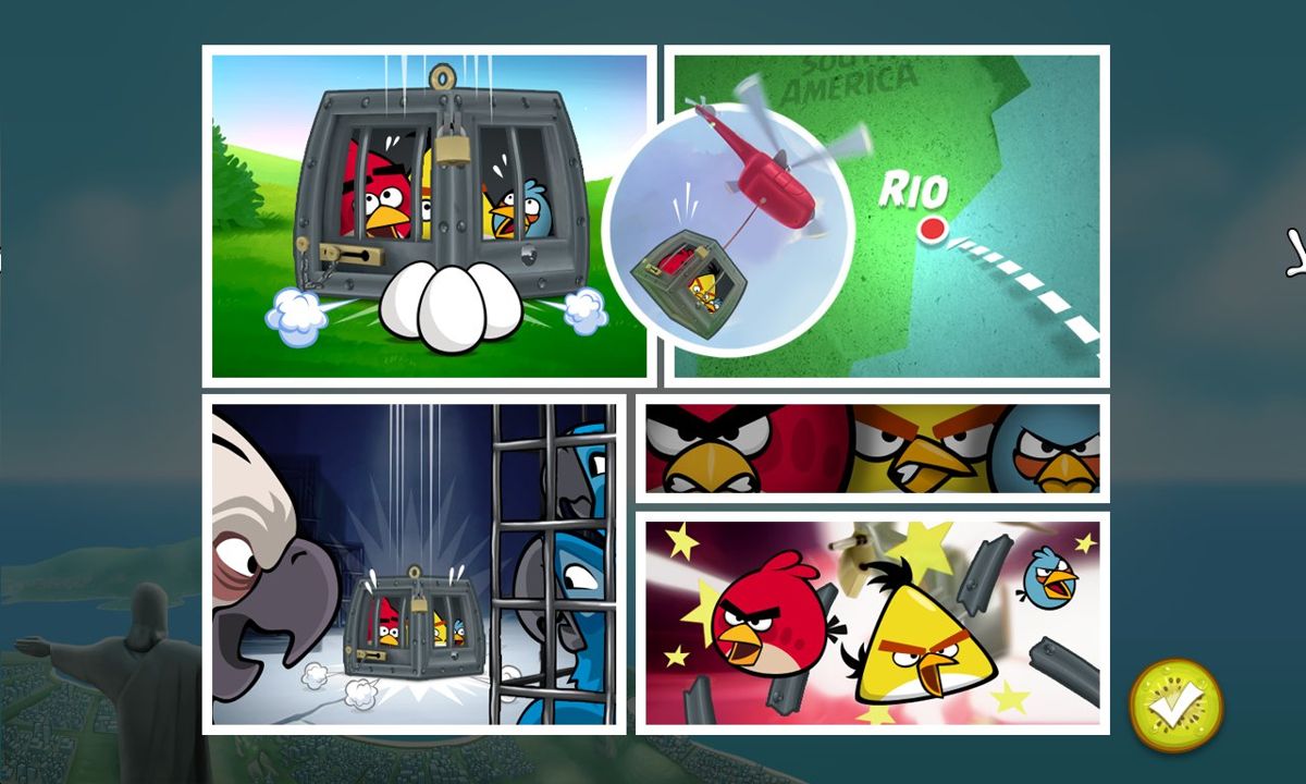 Angry Birds: Rio (Windows) screenshot: The rest of the intro