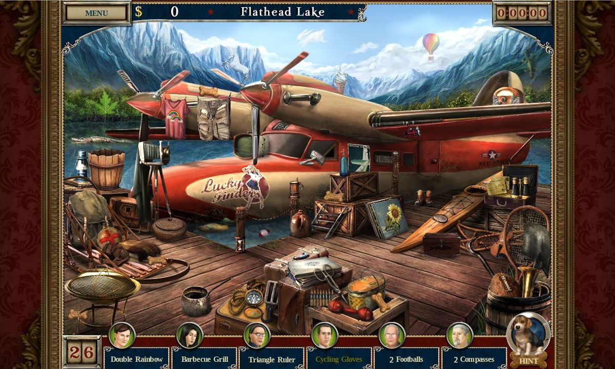 Antique Road Trip 2: Homecoming (Windows) screenshot: The first stage of the game: Montana.