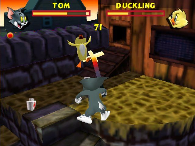 Tom and Jerry in Fists of Furry (Windows) screenshot: Take that, Duck >D