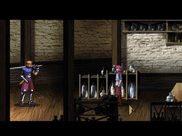 Guardian's Sword: Alpha Era (Windows) screenshot: Whisky, straight!