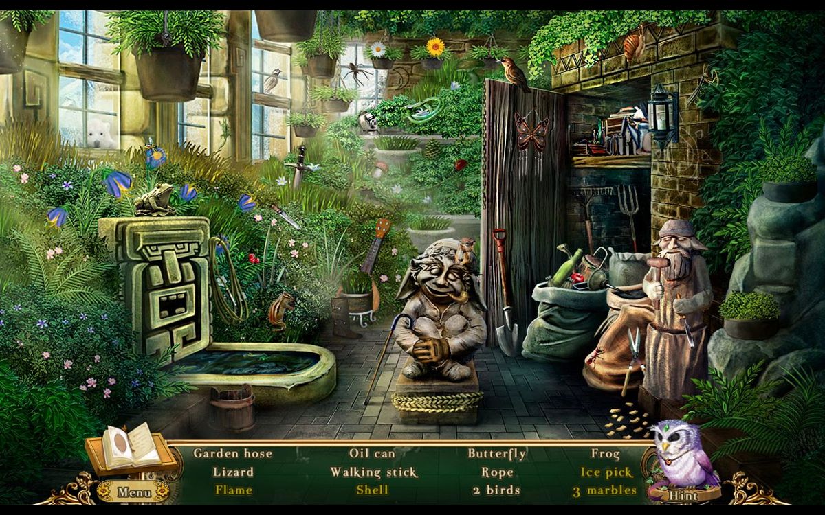 Awakening: The Goblin Kingdom (Macintosh) screenshot: Traditional Hidden Object scene