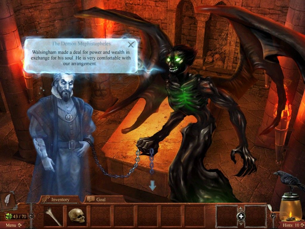 Midnight Mysteries: Devil on the Mississippi (iPad) screenshot: The Demon Mephistopheles