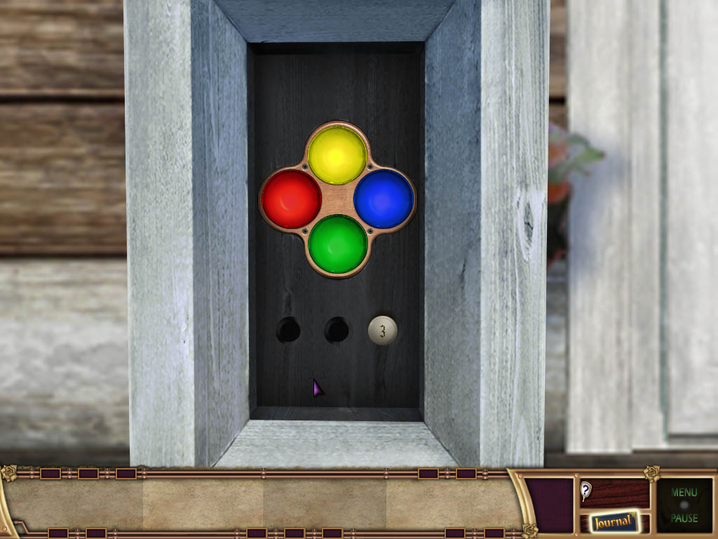 Hidden in Time: Looking-glass Lane (Windows) screenshot: A puzzle but I need to find the other buttons.