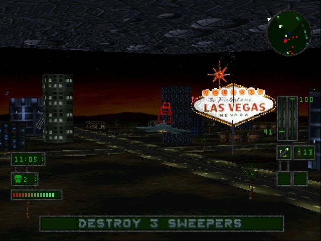 Independence Day (Windows) screenshot: Mission in Las Vegas