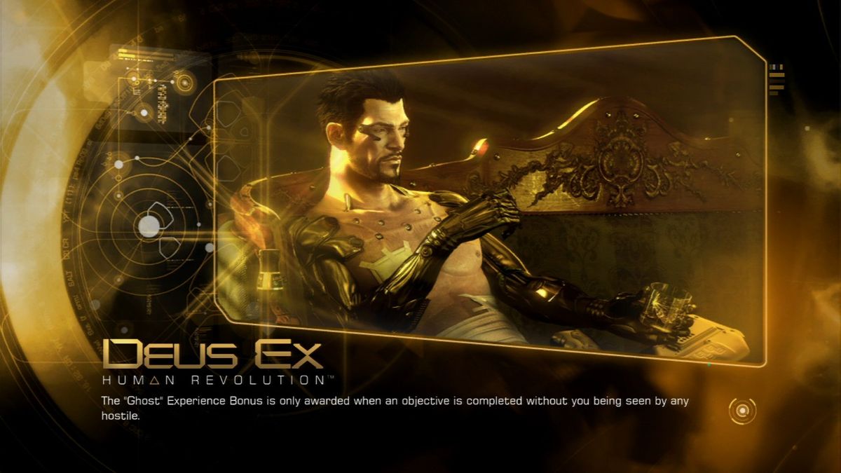 Deus Ex: Human Revolution (PlayStation 3) screenshot: Loading screens display tips and in most occasions player's location.