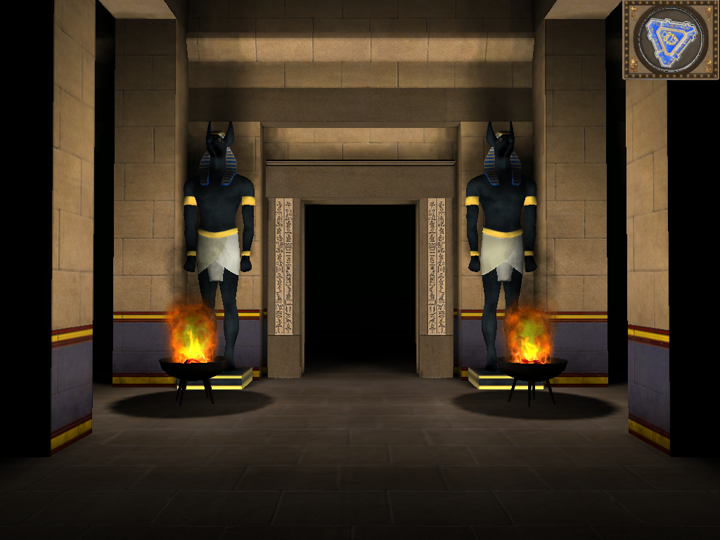 The Great Pharaoh (Windows) screenshot: The way is open.