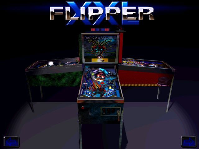 3D Flipper XXL (Windows) screenshot: Now choose one pinball, here it's Dark Awakening
