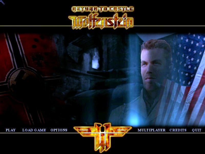 Return to Castle Wolfenstein (Macintosh) screenshot: Main menu