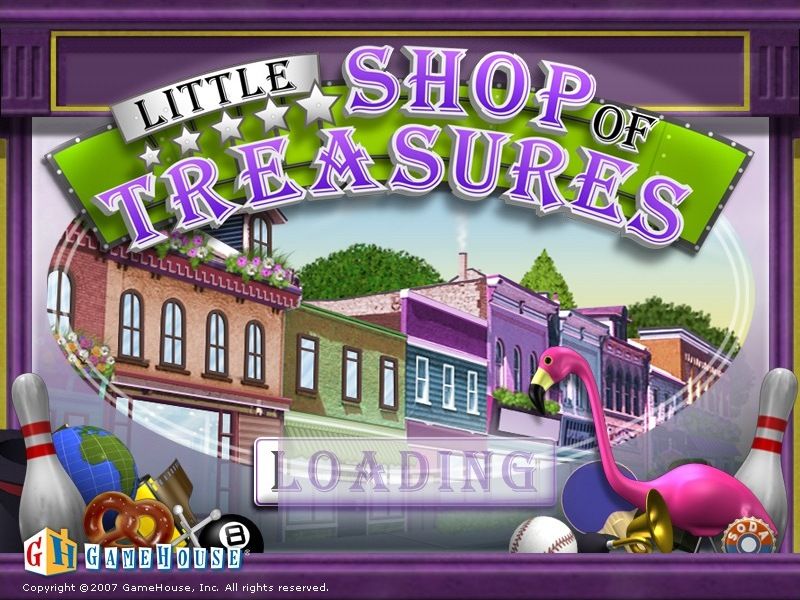 Little Shop of Treasures (Macintosh) screenshot: Title / loading