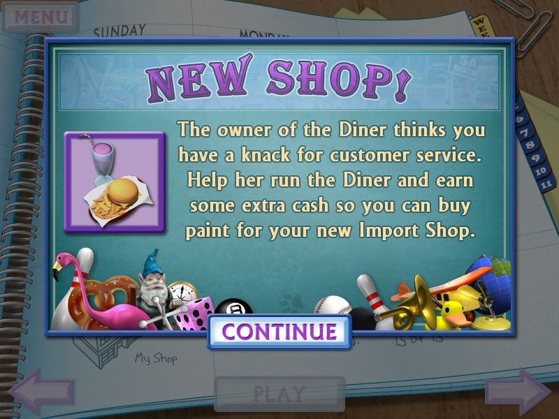 Little Shop of Treasures (Macintosh) screenshot: New Shop