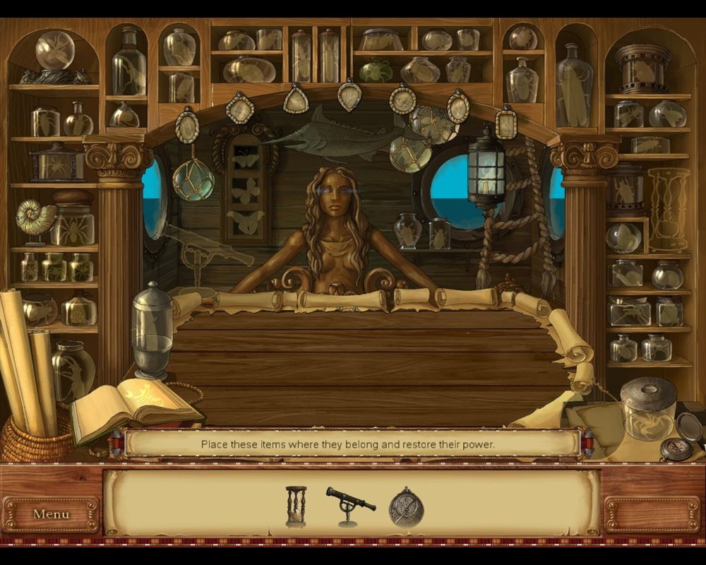 1001 Nights: The Adventures of Sindbad (Macintosh) screenshot: Ship's Hold
