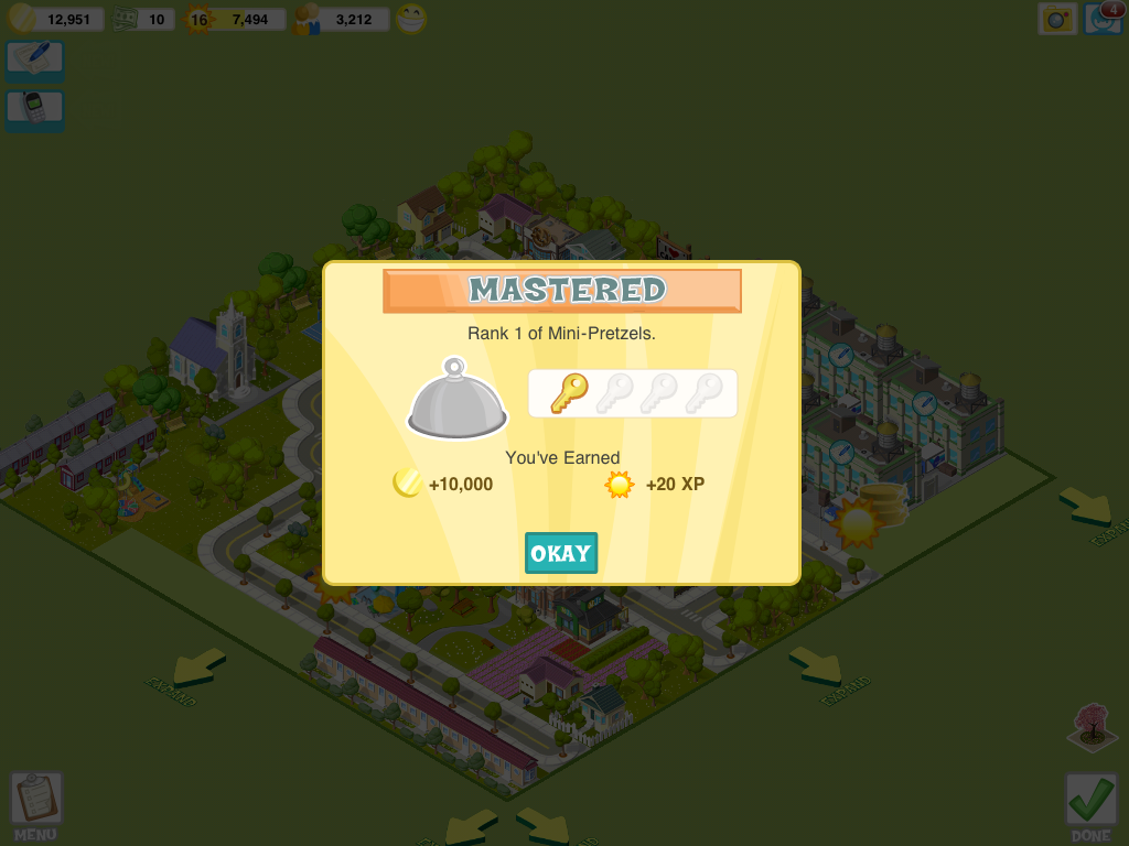 Farm Story (iPad) screenshot: I'm a master!