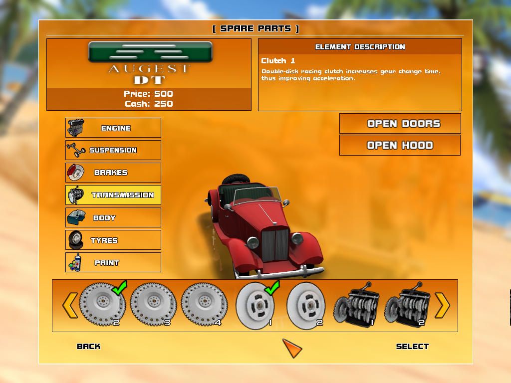 Screenshot of Classic Car Racing (Windows, 2007) - MobyGames