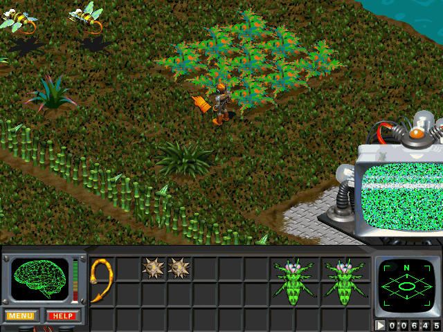 Dr. Brain Thinking Games: IQ Adventure (Windows) screenshot: Fighting bees and collecting stingers