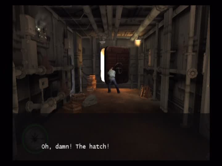 Medal of Honor: Rising Sun (PlayStation 2) screenshot: Secondary objectives (like helping to close this hatch) can be completed.