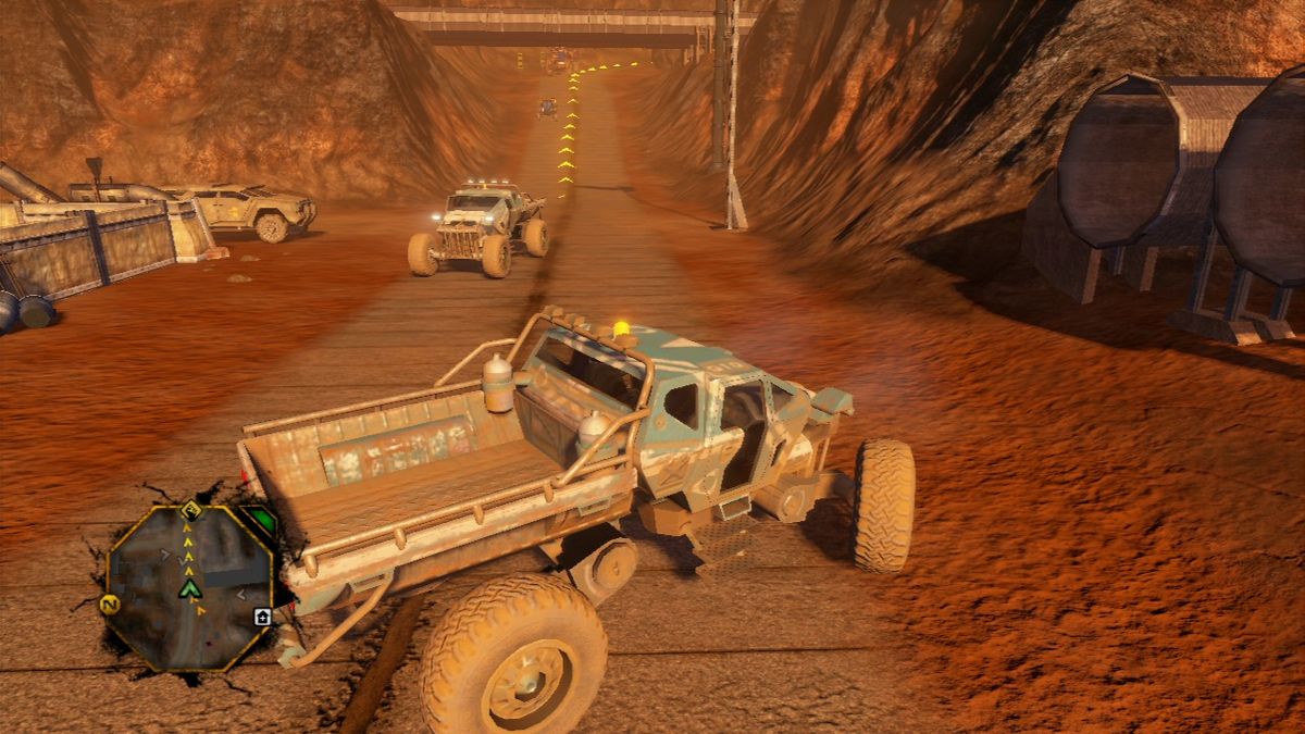 Red Faction: Guerrilla (PlayStation 3) screenshot: You can mark your destination on the map which will highlight your path to it.