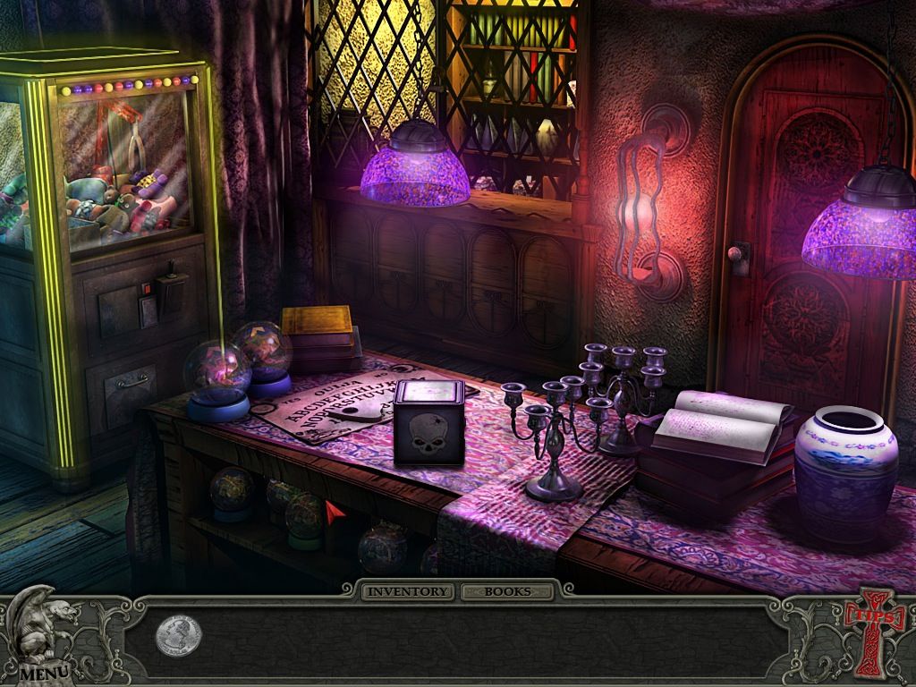 Hidden Mysteries: Vampire Secrets (Macintosh) screenshot: Fortune teller reception room