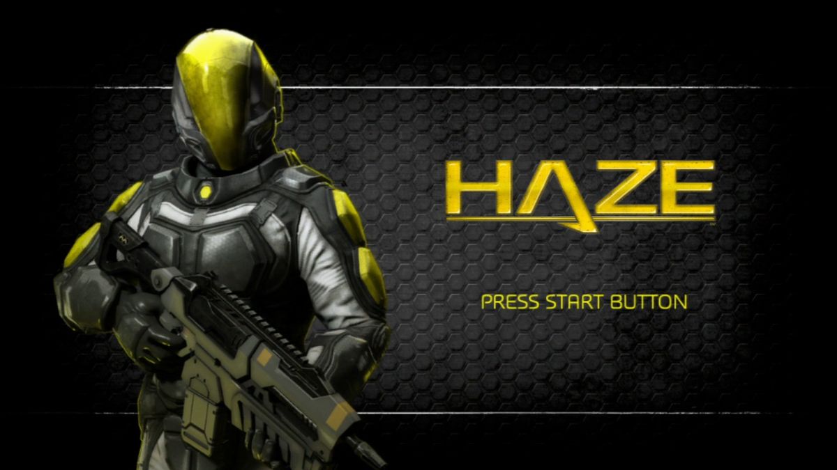 Haze (PlayStation 3) screenshot: Main title.