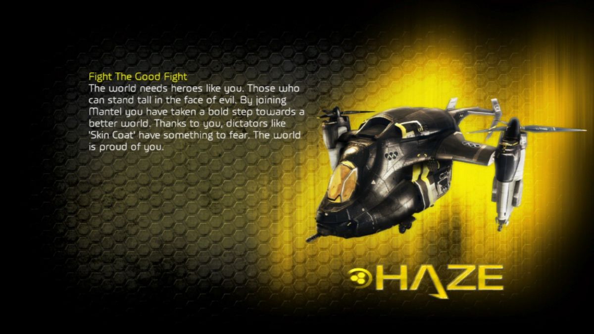 Haze (PlayStation 3) screenshot: Loading screen.