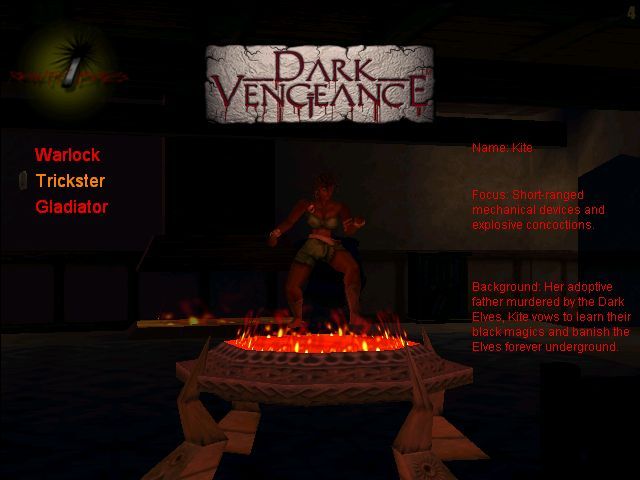 Dark Vengeance (Windows) screenshot: ... and this is 'The Trickster'....