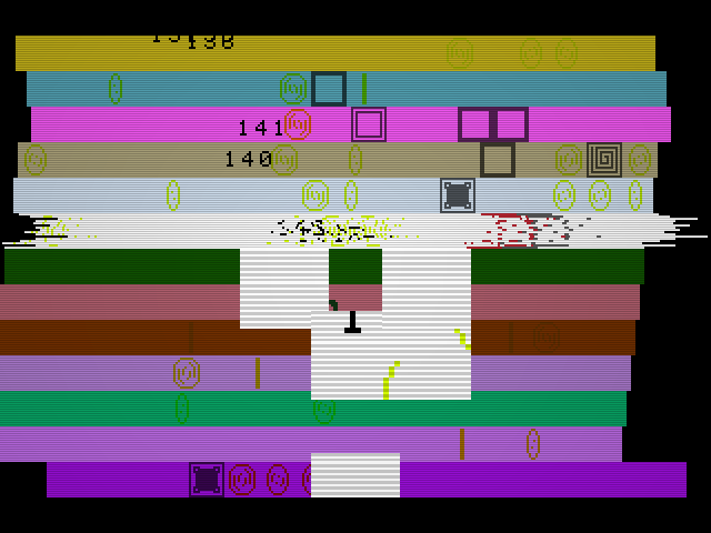 GlitchHiker (Windows) screenshot: A large glitch in the system