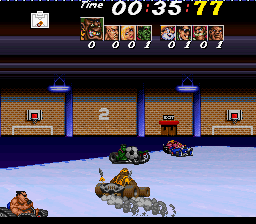 Screenshot of Street Racer (SNES, 1994) - MobyGames