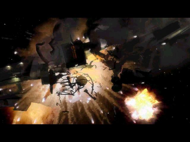 Starlancer (Windows) screenshot: [Cutscene] Enemy mothership exploding