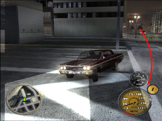Midnight Club 3: DUB Edition Remix (PlayStation 2) screenshot: Burning rubber